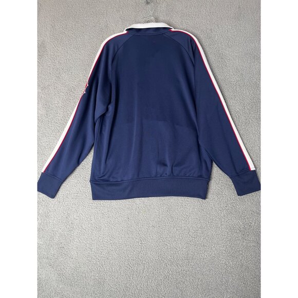 Boston Red Sox Full Zip Jacket Mens Medium MLB Baseball Navy White Trim Majestic - Picture 5 of 13